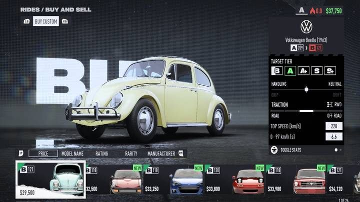 NFS Unbound offers a total of 143 vehicles - NFS Unbound: Vehicle list - Basics - Need for Speed Unbound Guide