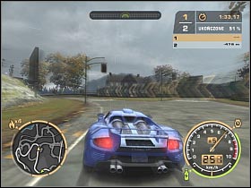 You shouldn't have any serious problems with the following corners - Black List #1 - Razor - Career - Need for Speed: Most Wanted - Game Guide and Walkthrough