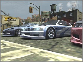 The first difficult corner has been located near the start line (#1) - Prologue - Career - Need for Speed: Most Wanted - Game Guide and Walkthrough