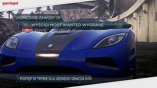 Everything you need to know about the progress you make, milestones, the amount of Speed Points that you have gathered and cars, can be found I your profile - Speed Points - Getting promoted in the campaign mode - Need for Speed: Most Wanted (2012) - Game Guide and Walkthrough