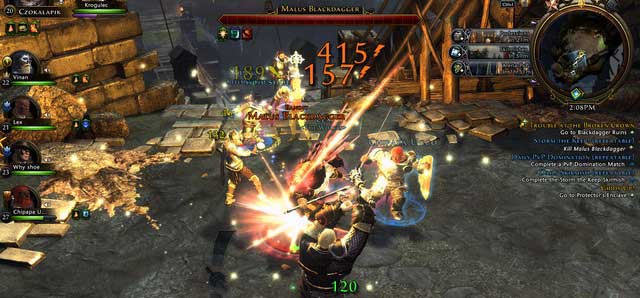 Floating text (damage) outgoing and incoming damage, healing done and received, and some additional information, all those have own color - Combat - Game basics and exploration - Neverwinter - Game Guide and Walkthrough