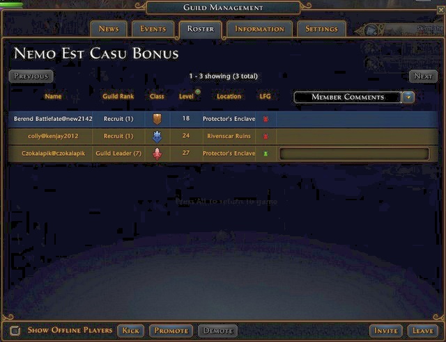 1 - Guilds - Guild, party and friends - Neverwinter - Game Guide and Walkthrough