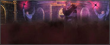 A blade golem will attack you as soon as you enter - The Attack on Crossroads Keep - Tracing Aldanon - Neverwinter Nights 2 - Game Guide and Walkthrough