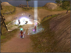 When you're back to the Keep, you'll get message that Callum has been ambushed somewhere along the coast nearby - Save Callum - War - Neverwinter Nights 2 - Game Guide and Walkthrough