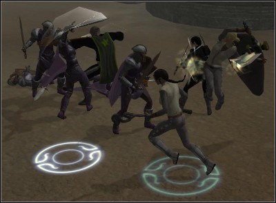 After the fight Dorn will run to Mantides - Arena - Group competitions - Arena - Neverwinter Nights 2: Mysteries of Westgate - Game Guide and Walkthrough