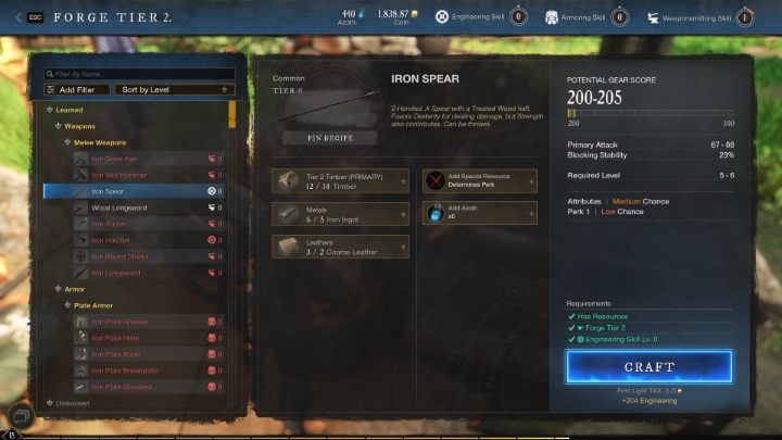 Crafting in New World isn't just used to create new items - New World: Experience - how to gain quickly? - FAQ - New World Guide