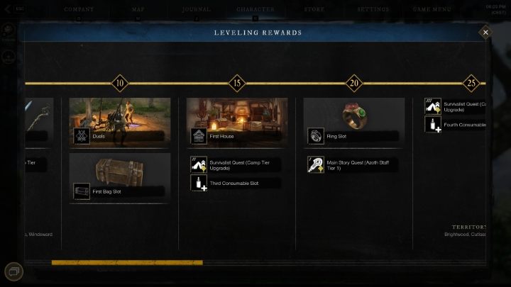 It is also worth mentioning the bonuses received every 5 levels - New World: Character development - Basics - New World Guide