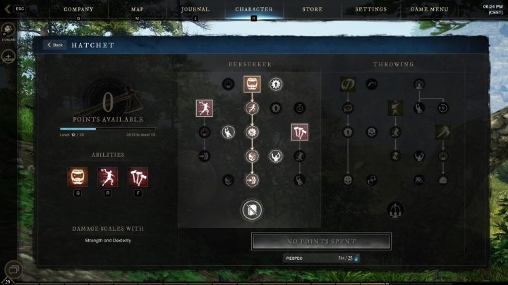 New World has over a dozen weapon masteries - New World: Character development - Basics - New World Guide