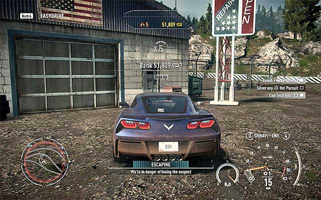 Reminder that only NFS Rivals allows you to be a cop in the truest sense of  the word: Actually waiting for a speeder while hidden behind a bush or  something. Reverse Gauntlet