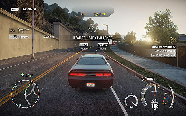 Head to Head events do not appear in fixed points on the world map, because they are connected with other sport cars in the game world, controlled either by AI or other players - Head to Head Races | Racer career - Racer career - Need for Speed Rivals Game Guide
