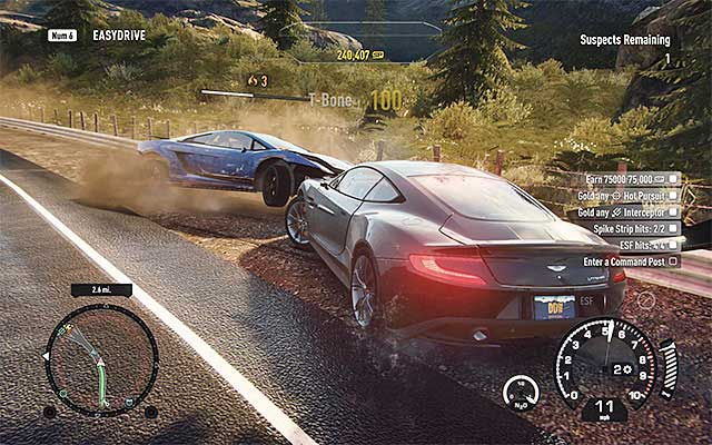 The use of unmarked police car can help you in surprising a racer - Catching racers | Cop career - Cop career - Need for Speed Rivals Game Guide