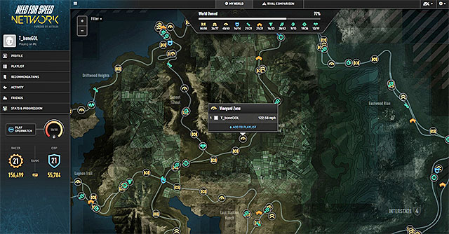 Online game service helps in tracking of friends game progress in breaking records among other things - Interact with other players | Basic information - Basic information - Need for Speed Rivals Game Guide