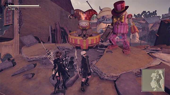 2) Subjugate - This option will make the hacked opponent start to fight on your side, wich can make the battle a lot easier also by distracting the attention of some of the enemies from your character - NieR Automata: Hacking - Basics - NieR Automata Guide