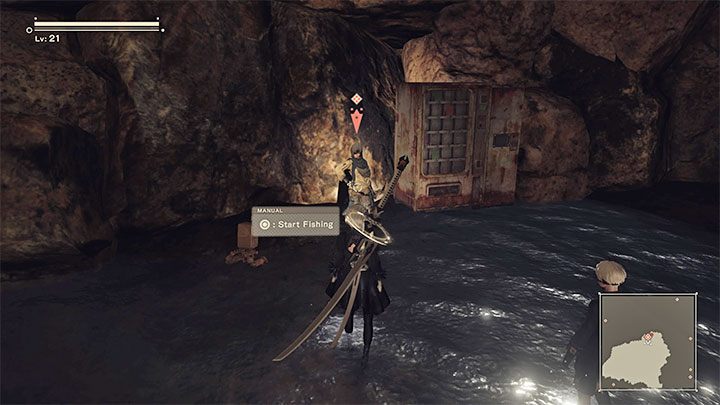 After the fight with Adam and Eve in the finale of chapter 5, leave the spaceship where the bosses were and go where you previously jumped into the caves - NieR Automata: Chapter 6, Route A - walkthrough - Route A - NieR Automata Guide