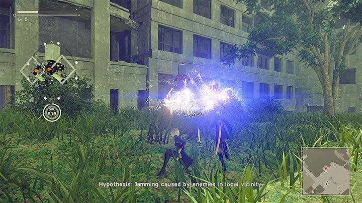 Your Pod does the ranged attacks - that's the flying robot that follows you from the very beginning of the game - NieR Automata: Beginners guide - Basics - NieR Automata Guide