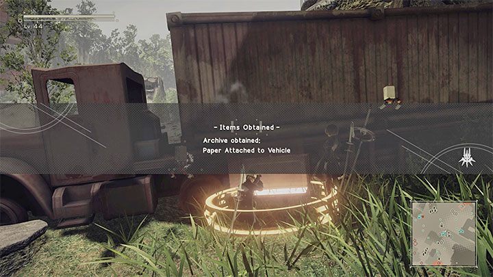 Do not worry if you do not find any archives during the first playthrough of Route A, because you will start to encounter them from Route B - Nier Automata: Trophies/Achievements - Appendix - NieR Automata Guide