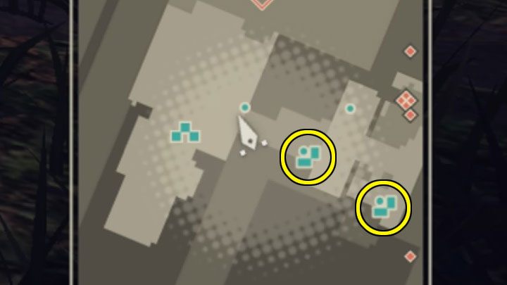 From the moment you install Item Scan, check the minimap frequently as you travel around the game world - NieR Automata: Locked chests - how to open? - FAQ - NieR Automata Guide