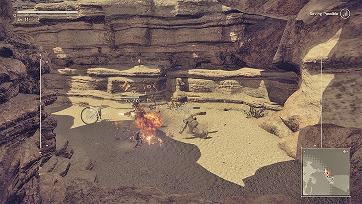 Quest description: Jackass will tell you about the research, and therefore, you will have to take part in four fights against machines in controlled conditions - NieR Automata: Desert Zone - walkthrough, side quests - Side missions - NieR Automata Guide