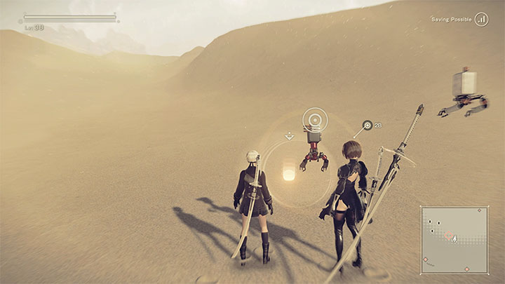 The second artifact - Commandment Slab is roughly between the Access Point in the desert and the path to the Desert Housing zone - NieR Automata: Desert Zone - walkthrough, side quests - Side missions - NieR Automata Guide