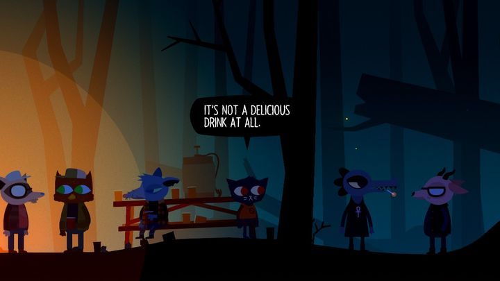 Party in the woods. - Chapter 1 | Walkthrough - Walkthrough - Night in the Woods Game Guide