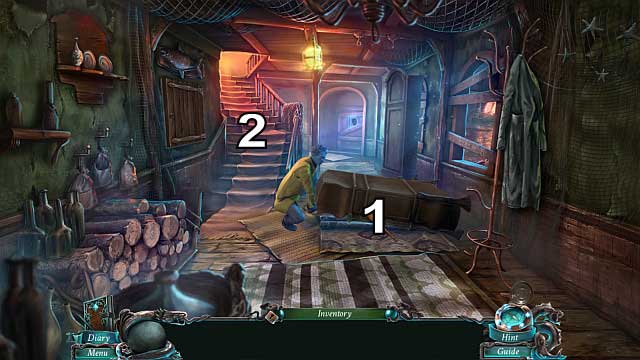 Use the oar to support the other wardrobe [1] - Chapter 1: An Unexpected Guest | Walkthrough - Walkthrough - Nightmares from the Deep: The Sirens Call Game Guide & Walkthrough