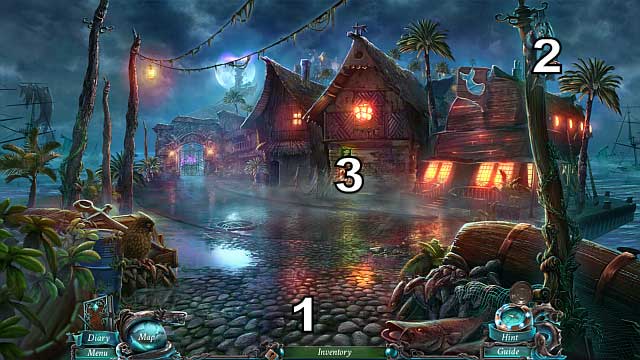 Unfortunately, this will do no good and the horses, along with the trapped mermaid, will ride away - Chapter 2: Boats Away | Walkthrough - Walkthrough - Nightmares from the Deep: The Sirens Call Game Guide & Walkthrough