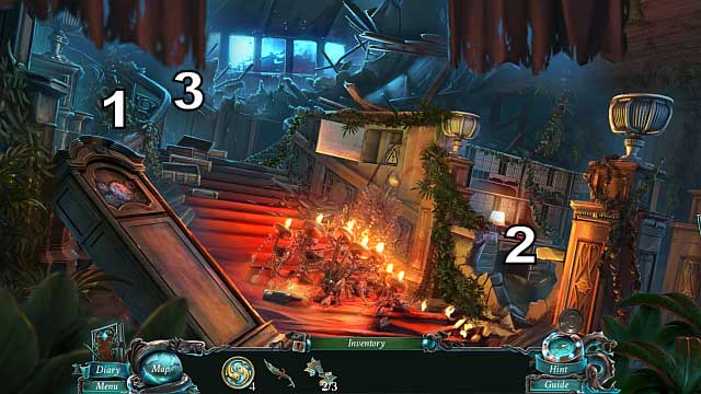 Now, since it is somewhat brighter here, you can collect the Golden Octopi[1] - Chapter 5: The Shipwreck cemetery | Walkthrough - Walkthrough - Nightmares from the Deep: The Sirens Call Game Guide & Walkthrough