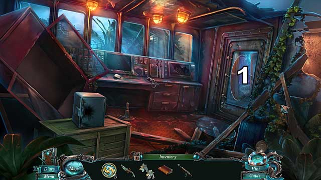 Use it to scratch the glass in the door [1] - Chapter 5: The Shipwreck cemetery | Walkthrough - Walkthrough - Nightmares from the Deep: The Sirens Call Game Guide & Walkthrough