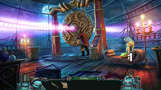 Untie Calliope[1] with the knife and hand her the conch - Chapter 8: Get Kraken! | Walkthrough - Walkthrough - Nightmares from the Deep: The Sirens Call Game Guide & Walkthrough