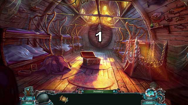 Approach the sea horse on the wall [1] - The Book of Davy Jones (bonus adventure) | Walkthrough - Walkthrough - Nightmares from the Deep: The Sirens Call Game Guide & Walkthrough