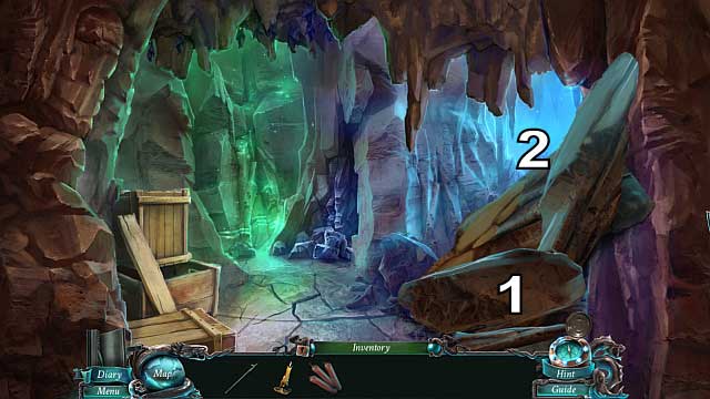 Put the dynamite under the rocks [1] and put fire on the wick using the candle - The Book of Davy Jones (bonus adventure) | Walkthrough - Walkthrough - Nightmares from the Deep: The Sirens Call Game Guide & Walkthrough