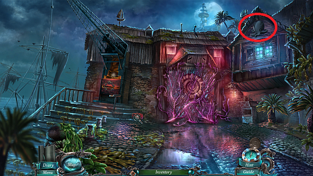 Location: Gate - Golden Octopi - p. 1 | Collectibles - Collectibles - Nightmares from the Deep: The Sirens Call Game Guide & Walkthrough