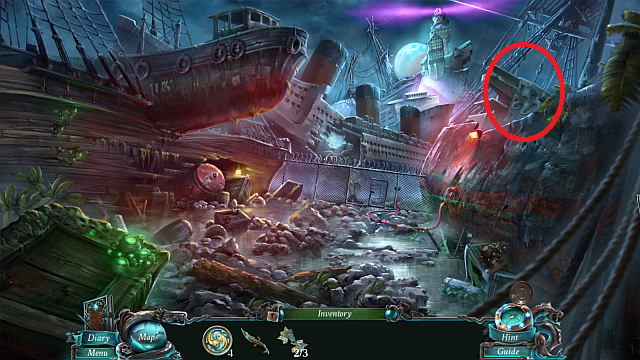 Location: Cemetery entrance - Golden Octopi - p. 1 | Collectibles - Collectibles - Nightmares from the Deep: The Sirens Call Game Guide & Walkthrough