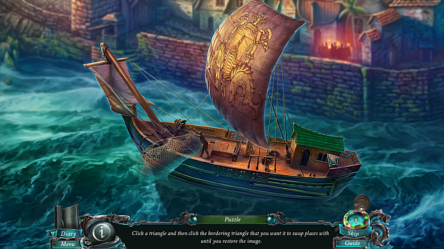 In the next one, restore the image of a ship - Chapter 1 | Puzzles - Puzzles - Nightmares from the Deep: The Sirens Call Game Guide & Walkthrough
