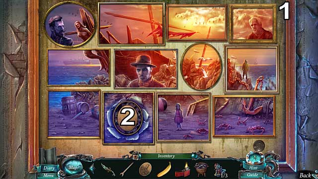 Use the photo to activate the puzzle [1] - Chapter 2 | Puzzles - Puzzles - Nightmares from the Deep: The Sirens Call Game Guide & Walkthrough