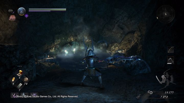 This hot spring can be found in the caves behind the second shrine - NiOh 2: Spa Lover trophy - all hot springs - Trophies - NiOh 2 Guide