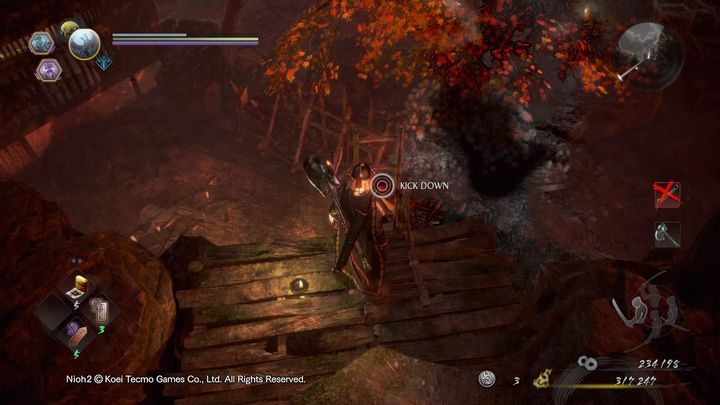 Theres a ladder - you can lower it down - NiOh 2: The High Spirited Demon walkthrough - Main missions - NiOh 2 Guide