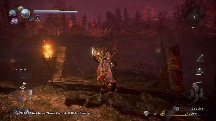 After defeating Mezuki, turn left - NiOh 2: The High Spirited Demon walkthrough - Main missions - NiOh 2 Guide