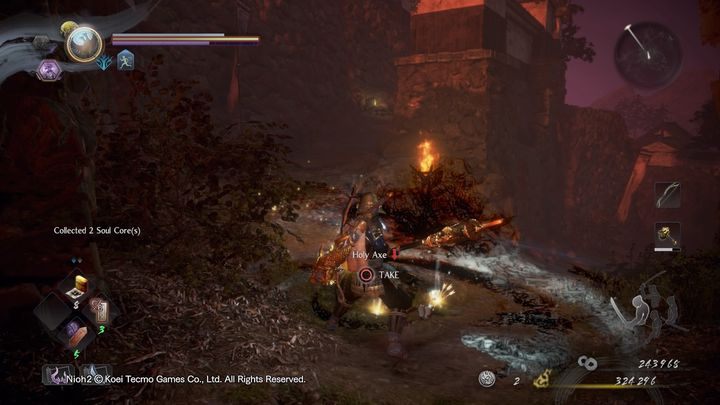 Once thats done, go up, turn a little to the right and move back - NiOh 2: The High Spirited Demon walkthrough - Main missions - NiOh 2 Guide