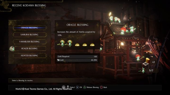 In the game world you will find five different types of Kodama - What are Kodamas blessings in NiOh 2? - FAQ - NiOh 2 Guide