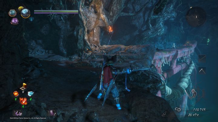 On your left there is a previously encountered opponent with a demonic hand, but before you proceed, go right where youll encounter more Gakis - The Vipers Sanctum | NiOh 2 Walkthrough - Main missions - NiOh 2 Guide