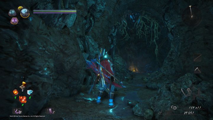 There is an item on the left side of the cave, but watch out, as it is a trap - The Vipers Sanctum | NiOh 2 Walkthrough - Main missions - NiOh 2 Guide