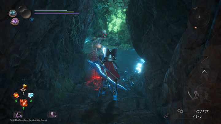 The cave is filled with various Yokai, including more powerful versions of Gakis or Yokis - The Vipers Sanctum | NiOh 2 Walkthrough - Main missions - NiOh 2 Guide