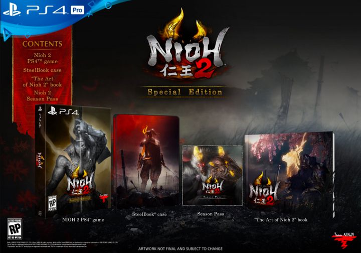 It is available in a physical version and in addition to a copy of the game (including the season pass) it includes a steelbook and artbook - NiOh 2 Guide