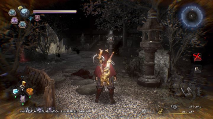 Watch out for the hole again after you destroy Amrita crystal - NiOh 2: The Golden Castle walkthrough - Main missions - NiOh 2 Guide