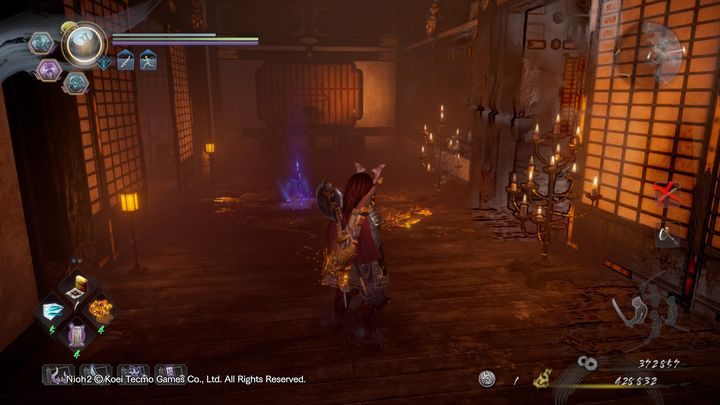 After defeating Kasha, go up the stairs - NiOh 2: The Golden Castle walkthrough - Main missions - NiOh 2 Guide