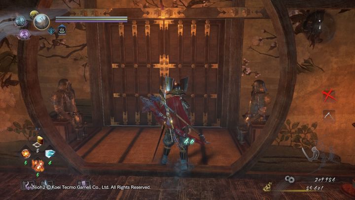 At the very top is the boss arena - you will face Saito Yoshitatsu - The Hollow Fortress | NiOh 2 Walkthrough - Main missions - NiOh 2 Guide