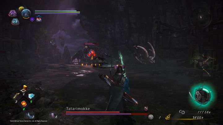 However, this doesnt mean that Tatarimokke is defenseless and doesnt attack while on the ground - NiOh 2: Tatarimokke | Boss fight - Bosses - NiOh 2 Guide