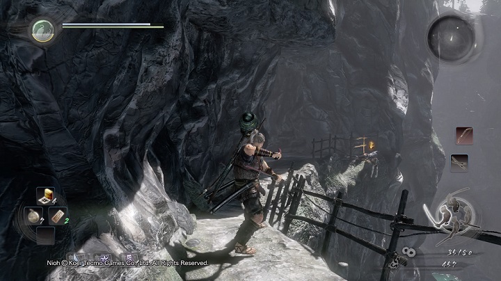 After you have visited the Shrine, head deeper into the location - Deep in the Shadows | Main missions | NiOh - Main missions - NiOh Game Guide