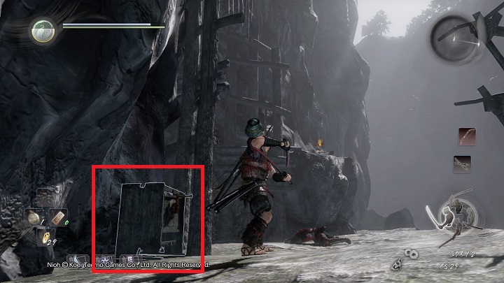 After you climb down, deal with the opponents there and go right - Deep in the Shadows | Main missions | NiOh - Main missions - NiOh Game Guide